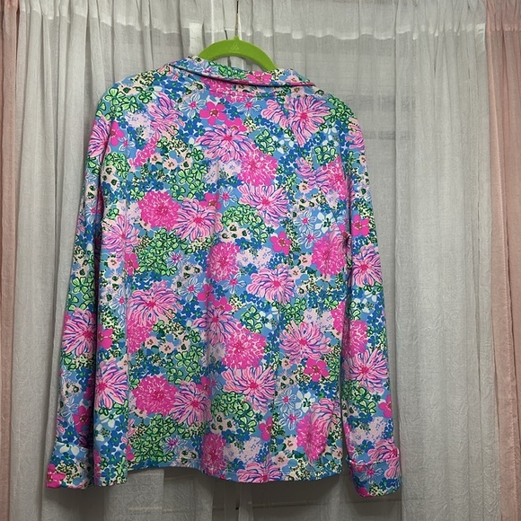 NWOT Lilly Pulitzer Melana Popover Luxletic Medium UPF 50 Item# 2M - Picture 5 of 5